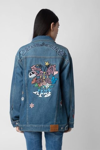 Veste en jean - Bleu marine
