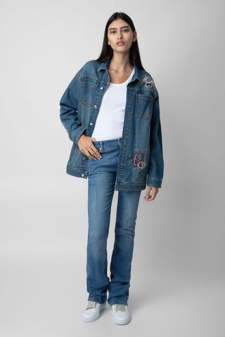 Veste en jean - Bleu marine