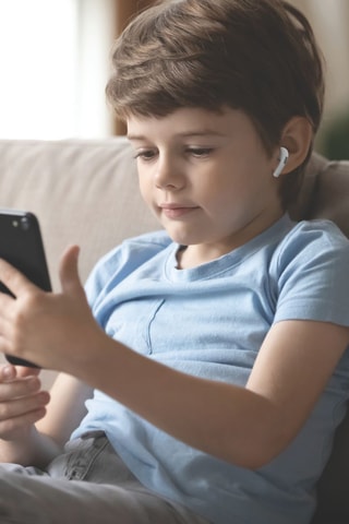 Ecouteur sans fil - Blanc et noir - Dès 8 ans