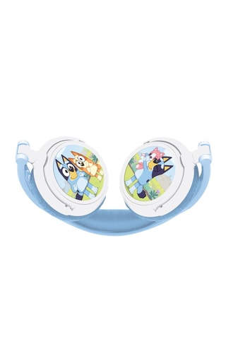 Casque stéréo filaire pliable avec limitation de volume d'écoute Bluey - Ciel - Dès 4 ans