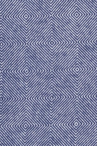 Plaid en flanelle de coton - Bleu - 130 x 150 cm