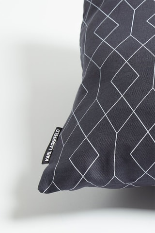 Coussin Geo - Noir et blanc -  45 x 45 cm