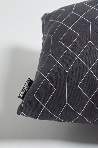 Coussin Geo - Noir et blanc - 35 x 55 cm