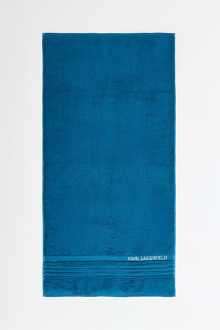 Serviette de toilette - Bleu - 50 x 100 cm