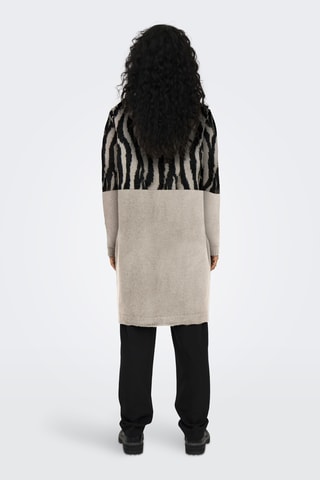 Gilet long - Gris et noir