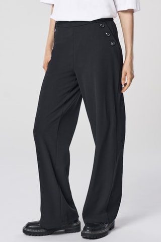 Pantalon en coton biologique - Noir