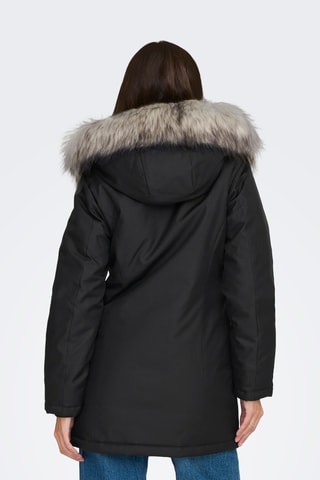 Parka à capuche - Noir