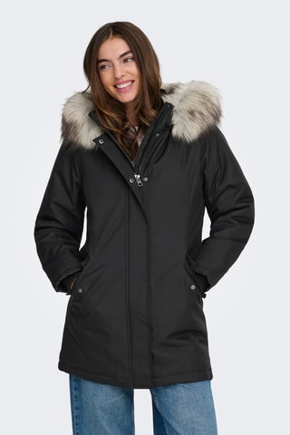 Parka à capuche - Noir