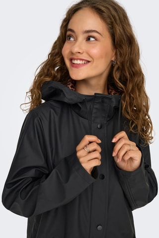 Imperméable à capuche - Noir