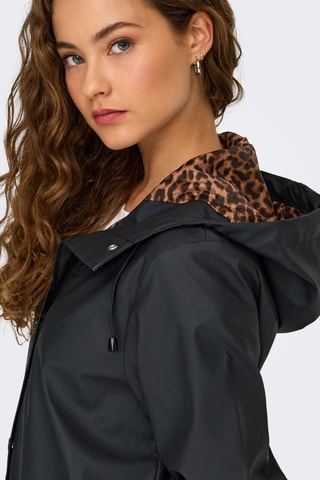 Imperméable à capuche - Noir