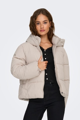 Doudoune à capuche - Beige