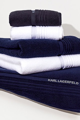 Drap de douche - Bleu marine - 70 x 140 cm