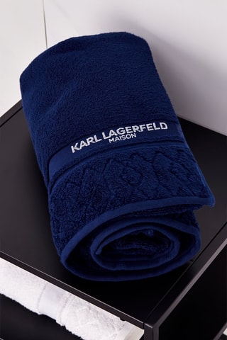 Drap de bain - Bleu marine - 100 x 150 cm