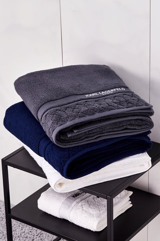 Drap de bain - Gris - 100 x 150 cm