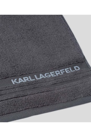 3 serviettes invité - Anthracite - 30 x 30 cm