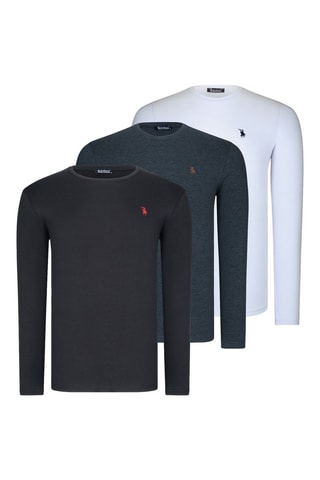 3 pulls - Noir, blanc et gris