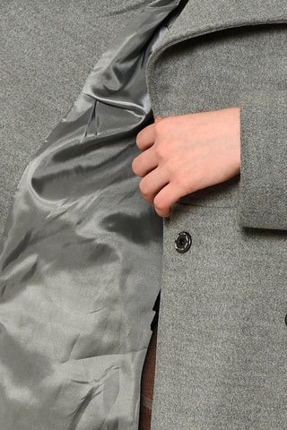 Manteau à capuche - Gris chiné