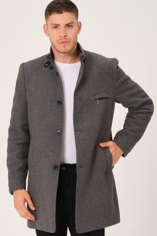 Manteau en laine - Gris