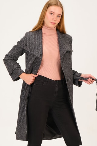 Manteau - Noir chiné