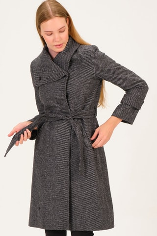 Manteau - Noir chiné