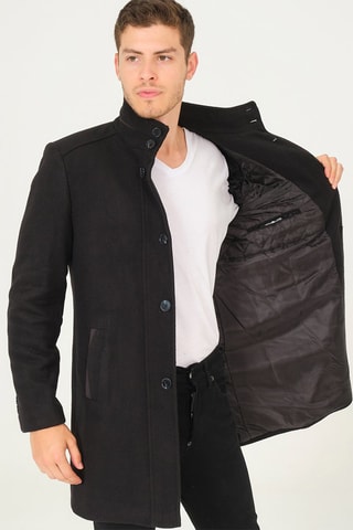 Manteau en laine - Noir