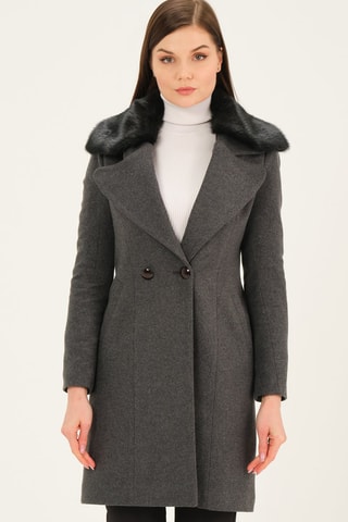 Manteau - Anthracite clair chiné