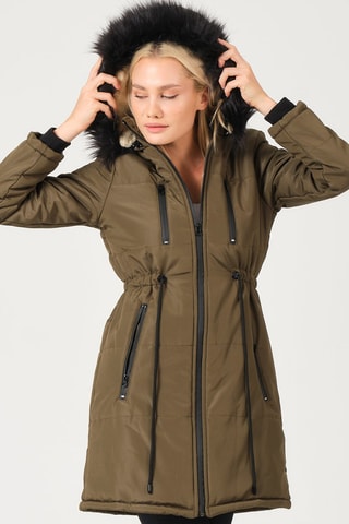 Parka à capuche - Kaki