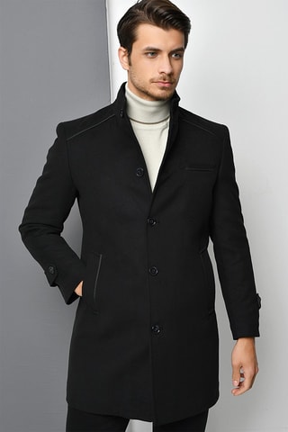 Manteau en laine - Noir