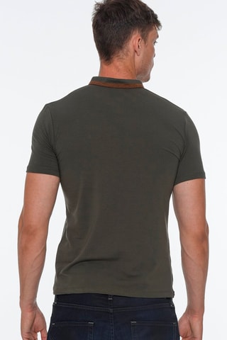 Polo - Gris et marron