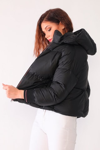 Doudoune à capuche - Noir