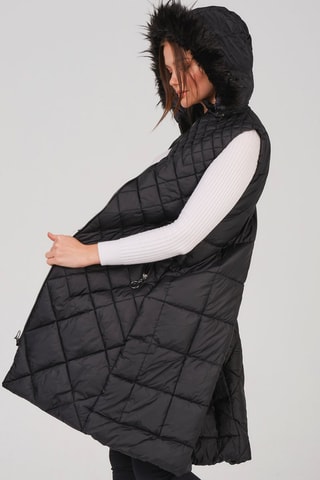 Doudoune à capuche - Noir