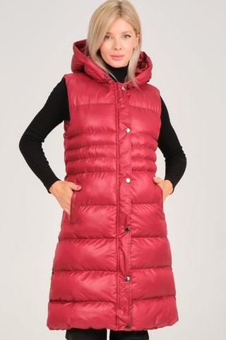 Doudoune à capuche - Bordeaux