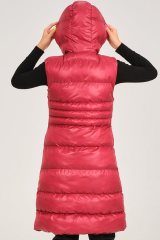 Doudoune à capuche - Bordeaux