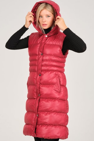 Doudoune à capuche - Bordeaux