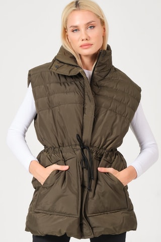 Doudoune sans manches - Kaki