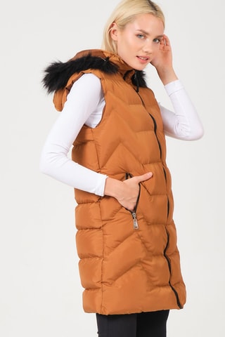 Doudoune sans manches - Orange