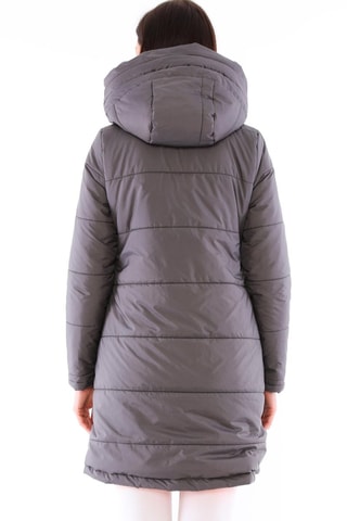 Manteau regular à capuche - Anthracite