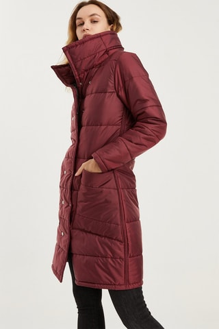 Doudoune longue - Rouge