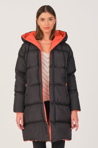 Doudoune à capuche - Noir