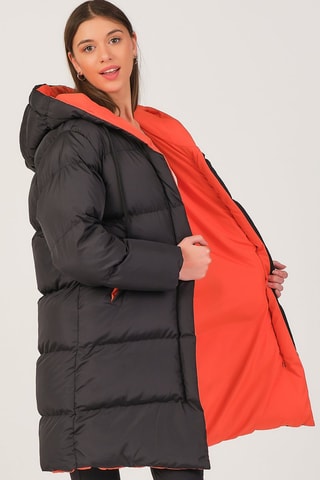 Doudoune à capuche - Noir