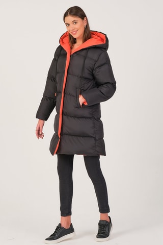 Doudoune à capuche - Noir