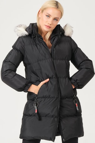 Doudoune longue - Noir