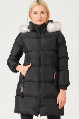 Doudoune longue - Noir