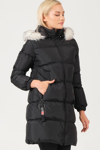 Doudoune longue - Noir