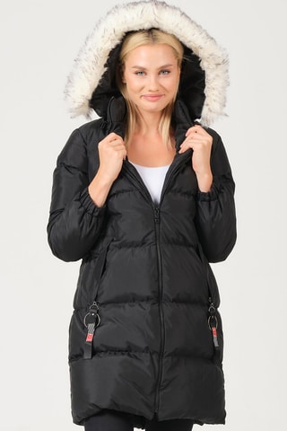 Doudoune longue - Noir