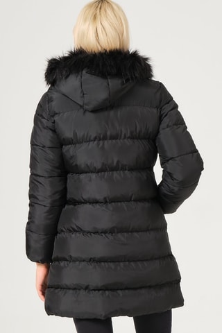 Doudoune à capuche - Noir