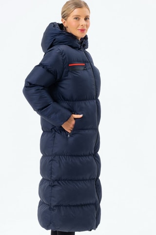 Doudoune longue - Bleu marine