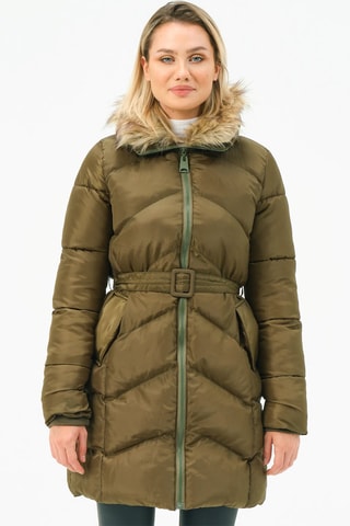 Doudoune longue - Kaki