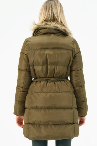 Doudoune longue - Kaki