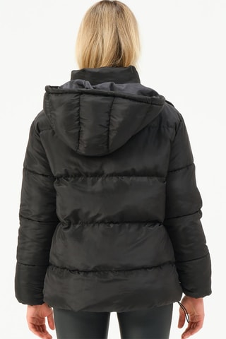 Doudoune à capuche - Noir